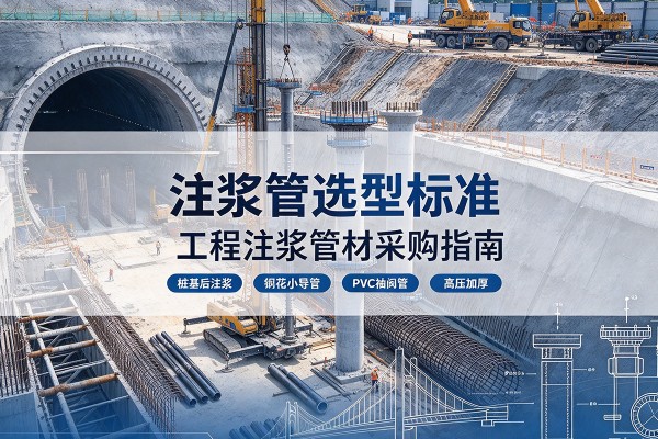 新城注浆管选型标准